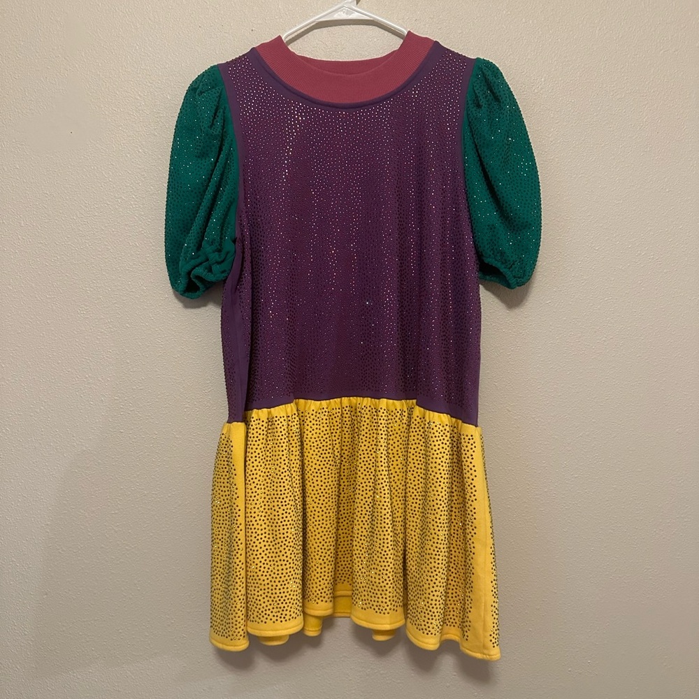 Queen of Sparkles Mardi Gras dress